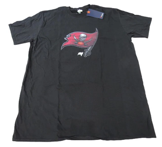 New Tampa Bay Buccaneers Mens Sizes XL-5XL-Big & Tall Black Shirt