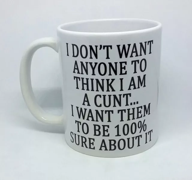 Surecunt Coffee Mug Rude Novelty Birthday Gift Christmas Present Secret Santa