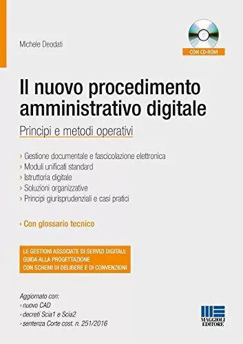 9788891621603 Il nuovo procedimento amministrativo digitale. Con CD-ROM - Michel