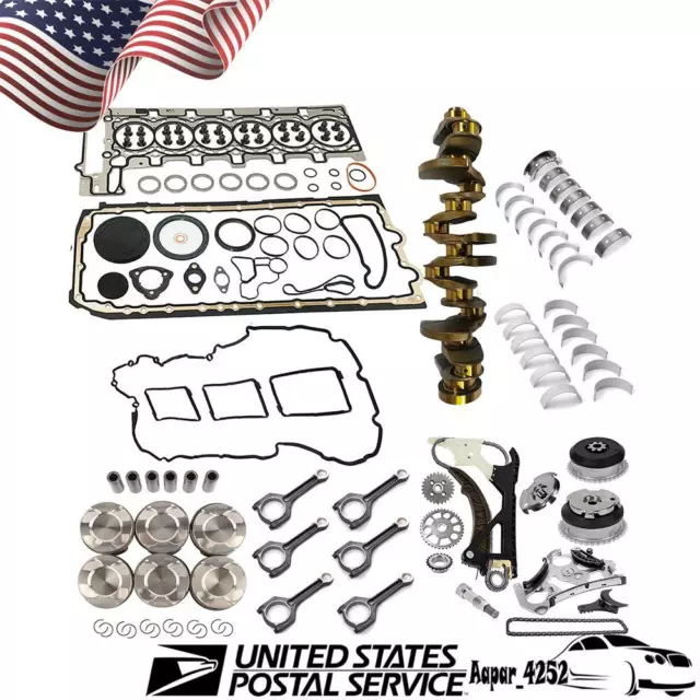 Engine Overhaul Rebuild Kit For BMW 335i 435i 535i 640i X1 X3 X4 X5 X6 N55 3.0L