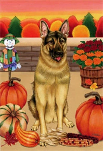 Autumn (TP) House Flag - German Shepherd 67003