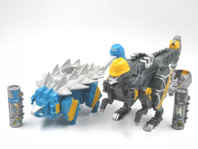 POWER RANGERS DINO Charge Ankylo Pachy Zord Ankylosaurus Ankydon