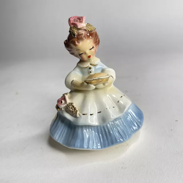 Josef Originals Saturday Days Of The Week  Girl Figurine Pie Baking Day