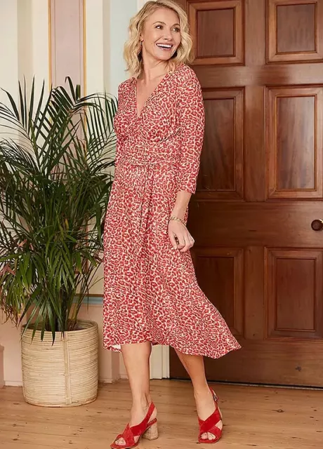 Leopard print deals dress size 18