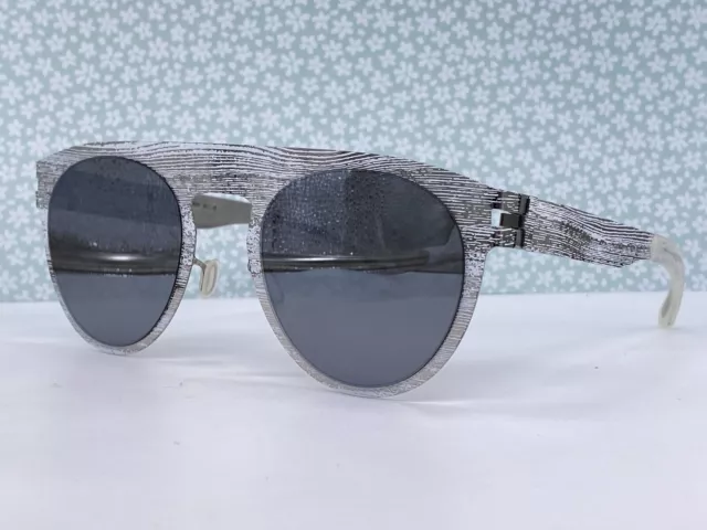 Mykita Occhiali da Sole Uomo Rotondi Argento Panto Maison Margiela Limitati 100 Pezzi