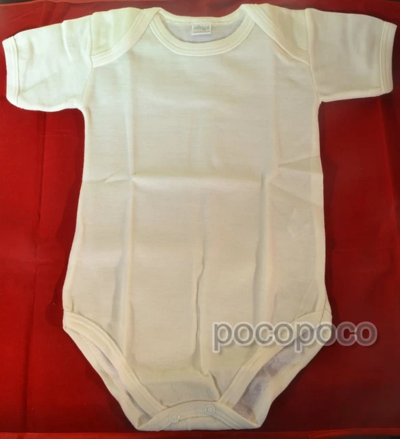 Body Mezza Manica Neonato Lana Cotone Ellepi Art. Af801