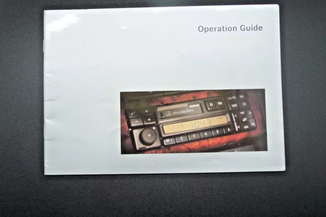 Mercedes becker Owners radio book manual sl s w129 w124 w140 original w210 w170