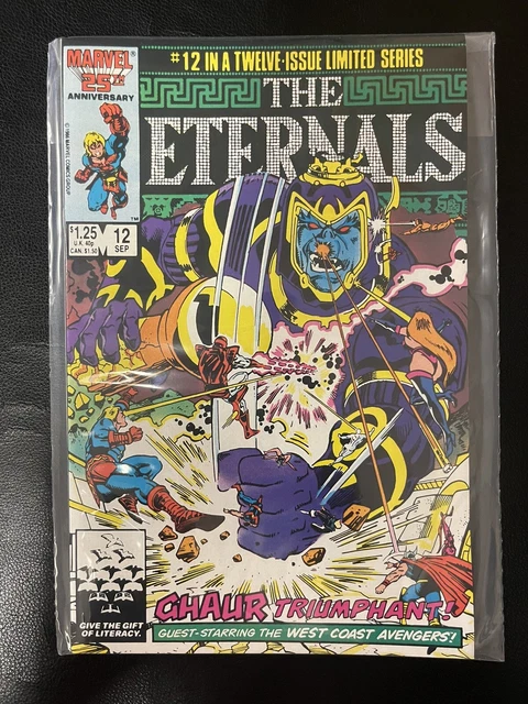 Marvel Comics THE ETERNALS #12 September 1986 Comic Book (NM) Bagged