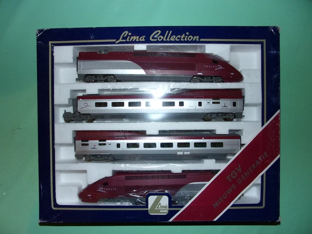 Coffret LIMA - TGV Thalys PBKA HL2001 - 4 éléments - Neuf Et Rare