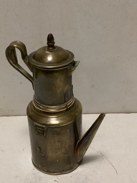 ANCIENNE CAFETIERE ART Deco En Porcelaine De Limoges Decor Floraux Main