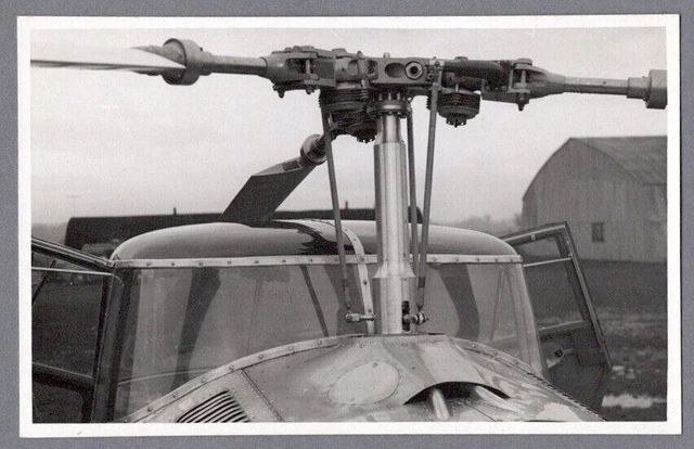 Saunders Roe Saro Skeeter Helicopter Vintage Photo 4