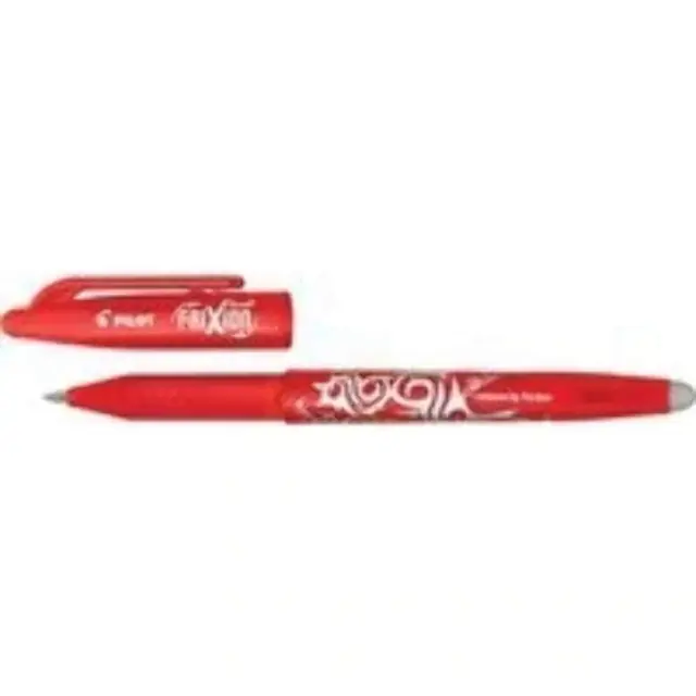 Pilot Frixion Erasable Rollerball 0.7 mm Tip (Box of 12) - Red Red 12 Count (Pac