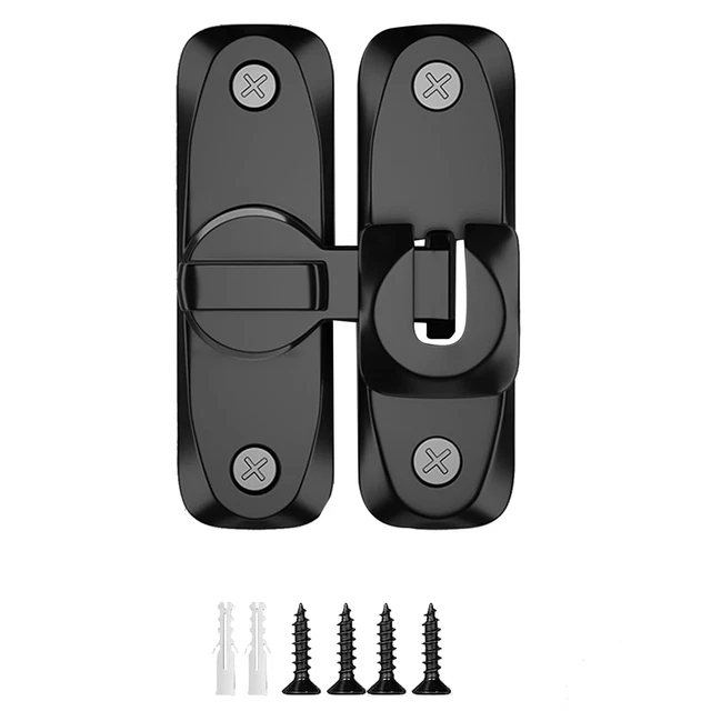 1 PCS 90/180 Degree Gate Latches Barn Door Hasp  for Push Barn Door Lock Q9pl