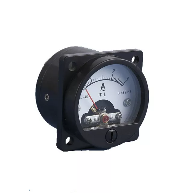 CHHUA Analog Voltmeter DH-52 0-30V DC Volt Meter Gauge Circular Panel Black