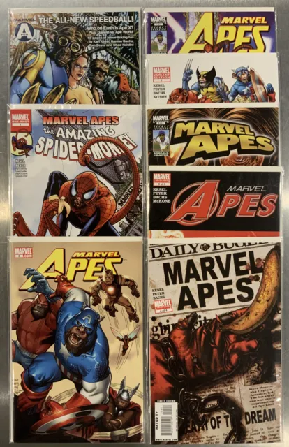 Marvel Apes Comic Lot Various Titles 9 Books VF/NM Marvel Comics