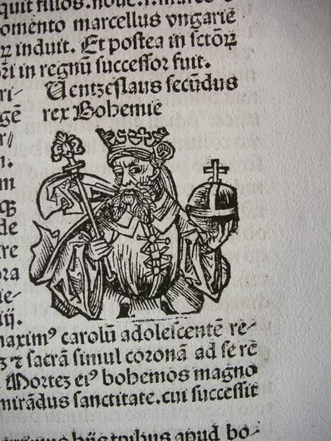 1493, Schedel, Wenzel Ii. (Böhmen) / Papst Coelestin V., Holzschnitte, Ccxviii