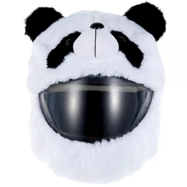 Helmet Plush Cover Cute Motorcycle Helmet Cover Animal Panda Protection Cover ∞