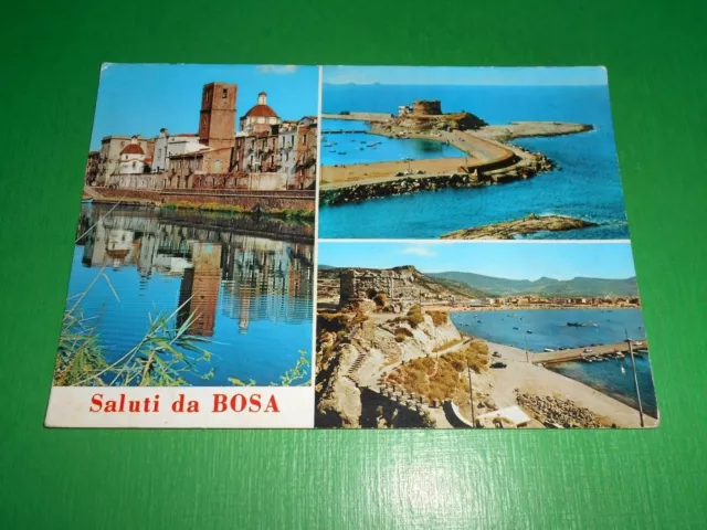 Cartolina Saluti da Bosa - Vedute diverse 1969