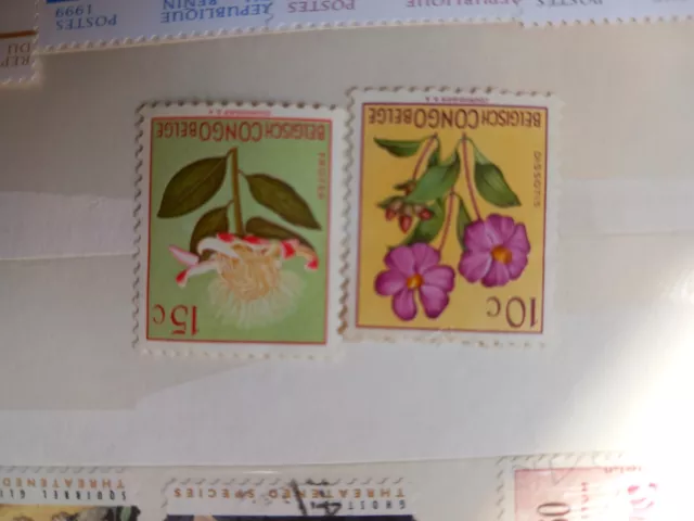 2 seltene Briefmarken aus Belgisch Kongo, wie neu, postfrisch