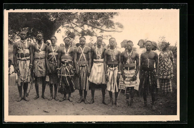 CPA Sénégal, Groupe de Lutteurs
