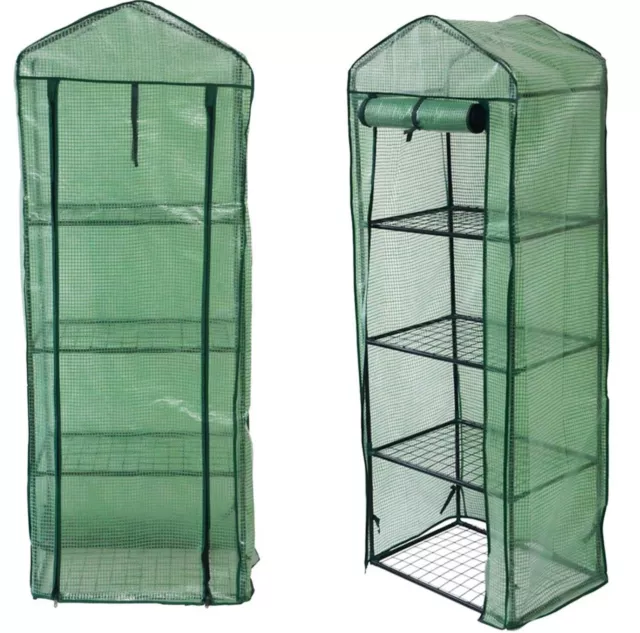 Mini Greenhouse 4 Tier Green House  Plastic PVC Cover  Flower Plants Grow House