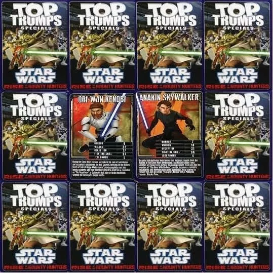 Top Trumps Single Card Rise Of Bounty Hunters Star Wars Movie - Various (FB3)