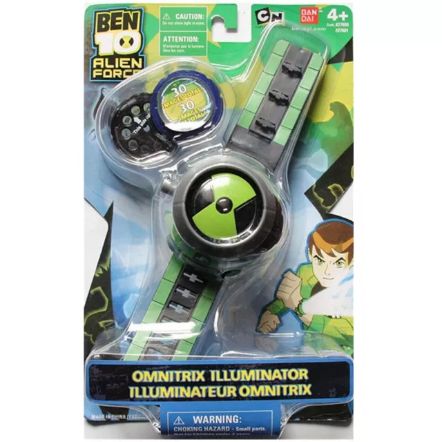 Ben10 Omnitrix Projektionsuhr lebendige Bilder verstellbares Band und hohe