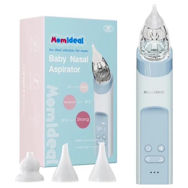 Aspirador nasal eléctrico para bebé, chupador de nariz de actualización para bebé, moco recargable