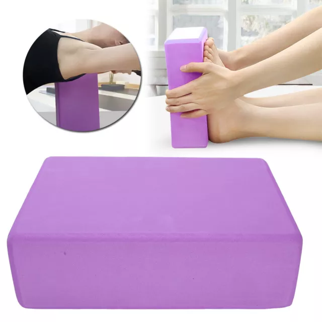 Fitness Yoga Block Workout Stretching EVA Foam Brick Anti-Slip Pilates Tool GFL