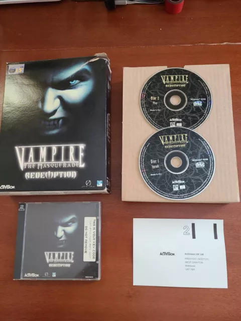 Vampire The Masquerade Redemption Big Box PC Game - Retrogameking