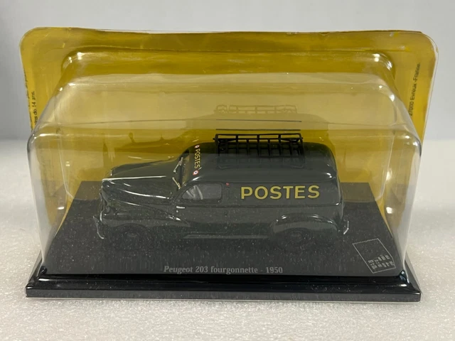 ATLAS UNIVERSAL HOBBIES NOREV Peugeot 203 Fourgonnette 1950 Postes Musée 1/43