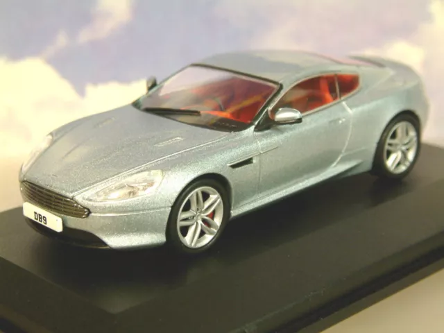 Superb Oxford Diecast 1/43 Aston Martin Db9 Coupe 2013 Facelift Silver Amdb9001