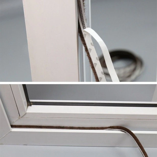 Barra de sellado junta de puerta barra de cepillo puerta hardware cinta adhesiva hogar y accesorios