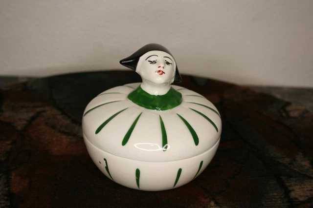 Petite Bonbonnière En Faïence - Vintage - Sans Marque