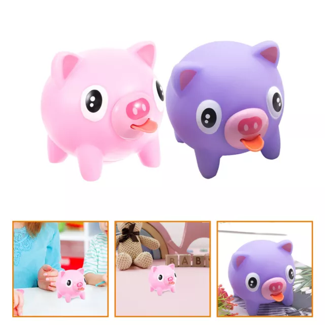 2 Pcs Cute Sounding Tongue Sticking Out Doll Children's Toy