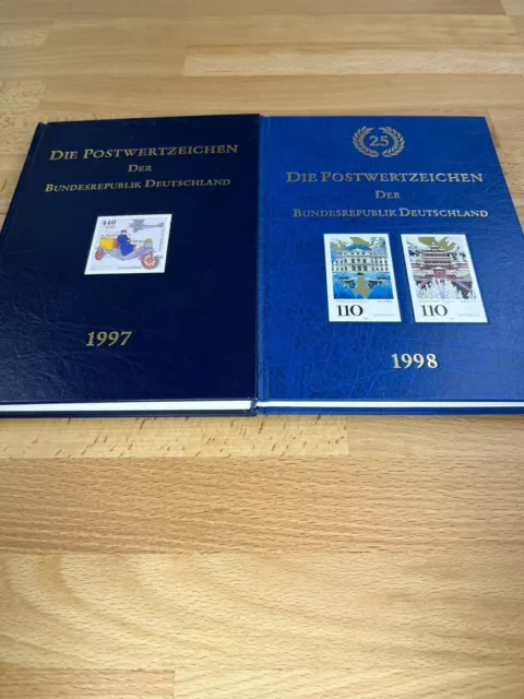 Postwertzeichen der Bundesrepublik Deutschland 1997 und 1998 postfrisch