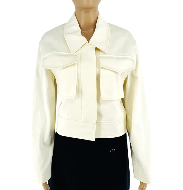 Blazer HUGO BOSS Femme Beige Taille 34 (UK 6) - Modèle Jafielena, Coupe Régulière, Idéal Tenue Professionnelle Ou Cocktail