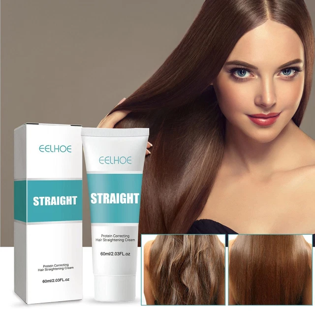 Cremas alisadoras de cabello correctoras de proteínas de 60 ml