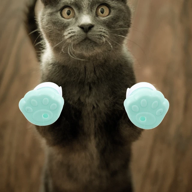4pcs Anti-Scratch Adjustable Grooming Silicone Cat Bathing Supplies