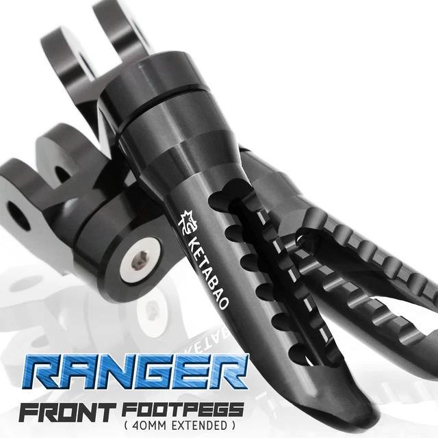 Repose-pieds Avant Réglables Pour Kawasaki ZX-12R Ninja ZX9R Z1000 - Aluminium, CNC, Neufs