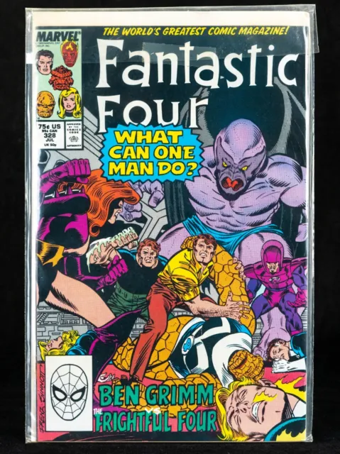 Fantastic Four #328 Jul 1989 Marvel Ben Grimm Frightful Four - VF/NM