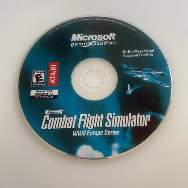 Combat Flight Sim Pc MICROSOFT COMBAT FLIGHT Simulator WWII Europe Series (PC, 2003) solo ...
