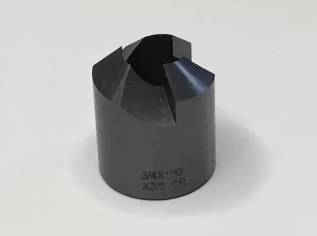 181-9L Carbide Reverse Countersink, 3/4” Diameter, 100 Deg, 3/8” Bore, USA