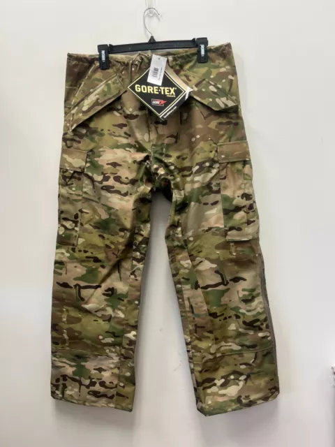 USGI Issue Apecs Gen II GoreTex OCP Multicam Cold/Wet Weather Pants Medium Short