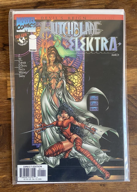 Devils Reign Chapter 6 1996 Witchblade/Electra Marvel / Top Cow Comic