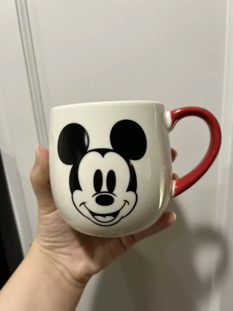 Target Disney Mickey Mouse Head Coffee Mug Cup 16 Ounce Porcelain