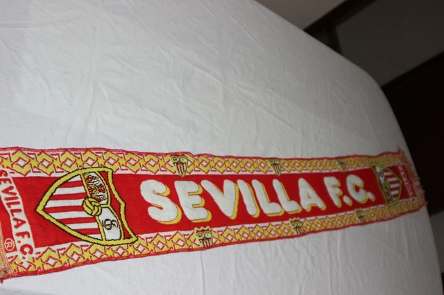 Écharpe De Foot Vintage Recreativo De Huelva – Ancienne Et Recherchée