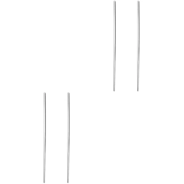 2 bacchette riutilizzabili da campeggio supporto argenteria bacchette bacchette bambini