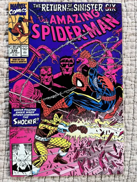 The AMAZING SPIDER-MAN #335 MARVEL COMICS (1990) DIRECT EDITION