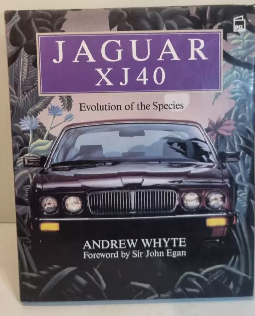 JAGUAR.   XJ40.  Evolution of the Species.  1987  Andrew Whyte JAGUAR XJ6 B14R22